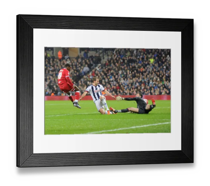 Framed Print : Kieran Agard Scores the Leader: West Brom vs. Bristol City, FA Cup Third Round (09 / 01 / 2016) Framed Print : Kieran Agard Scores the Leader: West Brom vs. Bristol City, FA Cup Third Round (09 / 01 / 2016)