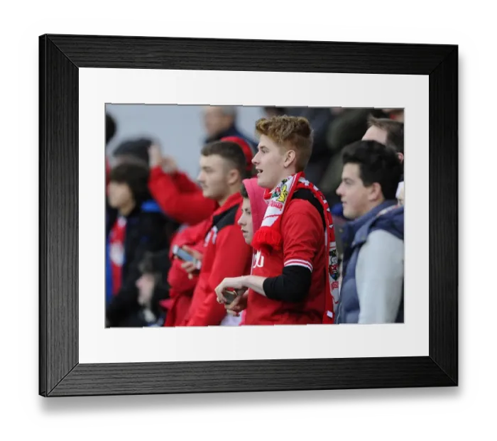 Framed Print : Bristol City Fans at The Hawthorns during FA Cup Third Round: West Brom vs. Bristol City (09 / 01 / 2016) Framed Print : Bristol City Fans at The Hawthorns during FA Cup Third Round: West Brom vs. Bristol City (09 / 01 / 2016)