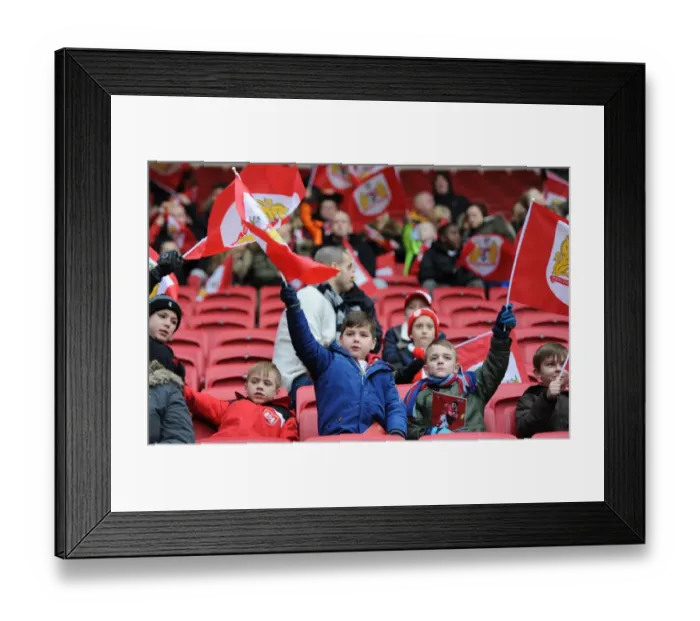 Framed Print : United Bristol City Fans Gather Before Kick-off Against Middlesbrough at Ashton Gate, 2016 Framed Print : United Bristol City Fans Gather Before Kick-off Against Middlesbrough at Ashton Gate, 2016