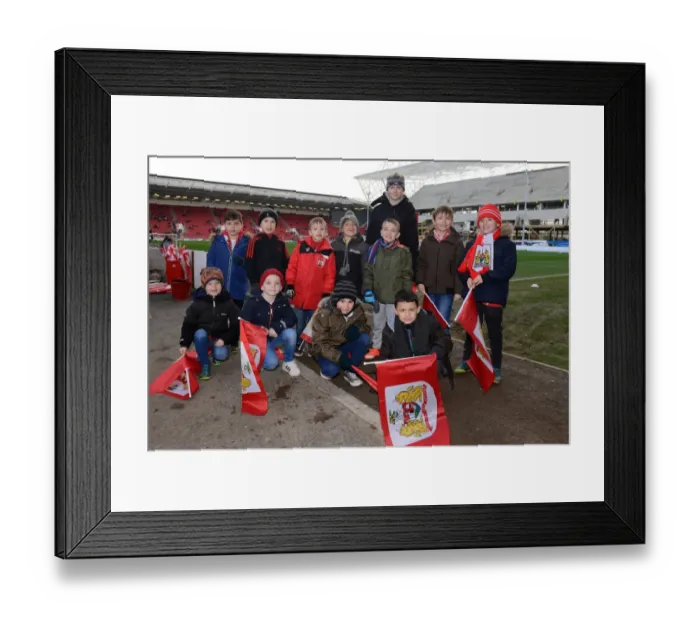 Framed Print : Bristol City vs. Middlesbrough: A Championship Battle at Ashton Gate (January 16, 2016)