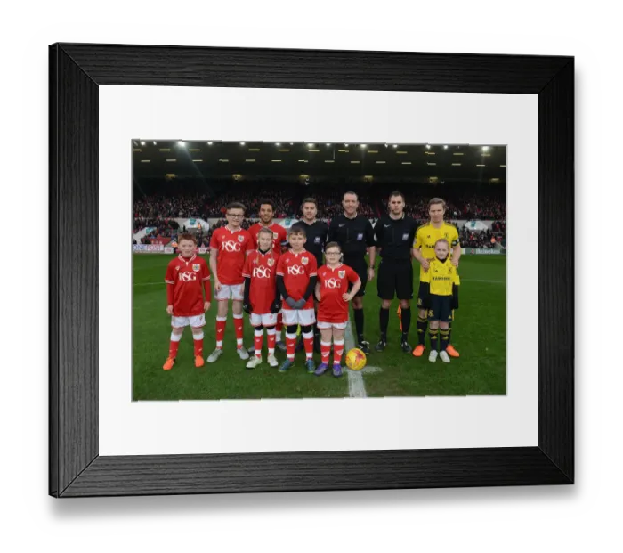 Framed Print : Bristol City vs Middlesbrough: Clash at Ashton Gate, Sky Bet Championship (January 2016)