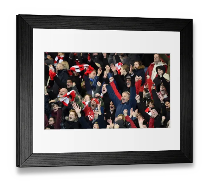 Framed Print : Bristol City Celebrates Stunning Win Over Middlesbrough at Ashton Gate Framed Print : Bristol City Celebrates Stunning Win Over Middlesbrough at Ashton Gate