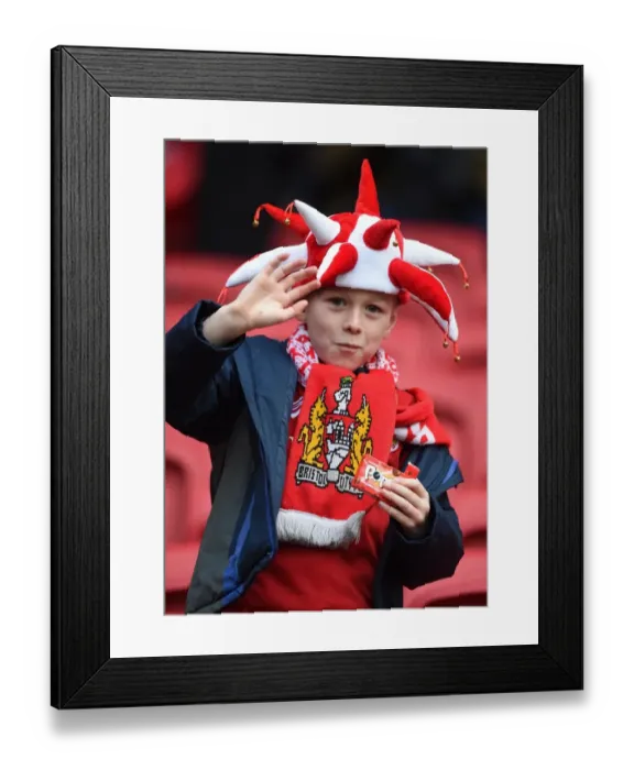 Framed Print : Bristol City vs Middlesbrough: Tension at Ashton Gate Stadium, January 2016