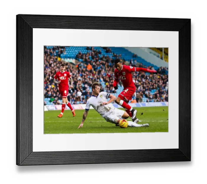 Framed Print : Jonathan Kodjia Charges Forward: Intense Action from Leeds United vs. Bristol City Championship Clash Framed Print : Jonathan Kodjia Charges Forward: Intense Action from Leeds United vs. Bristol City Championship Clash