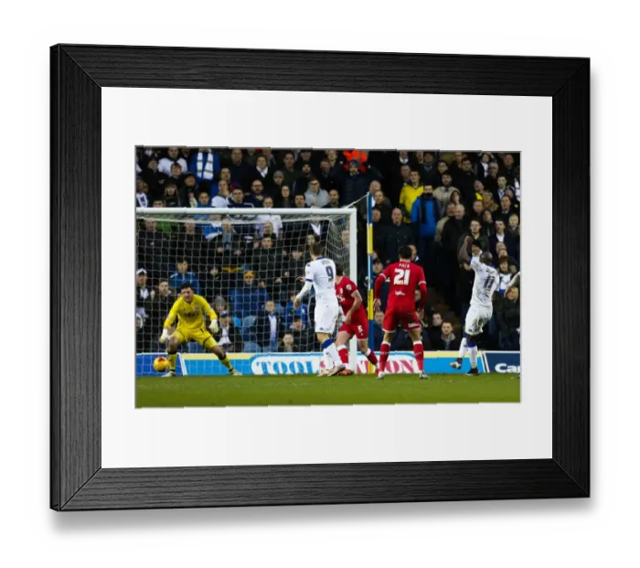 Framed Print : Doukara Strikes First: Leeds United vs. Bristol City, 1-0 (January 23, 2016)