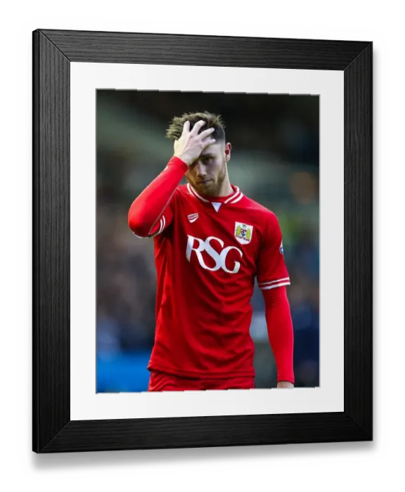 Framed Print : Wes Burns of Bristol City in Action Against Leeds United, Sky Bet Championship, 2016 Framed Print : Wes Burns of Bristol City in Action Against Leeds United, Sky Bet Championship, 2016