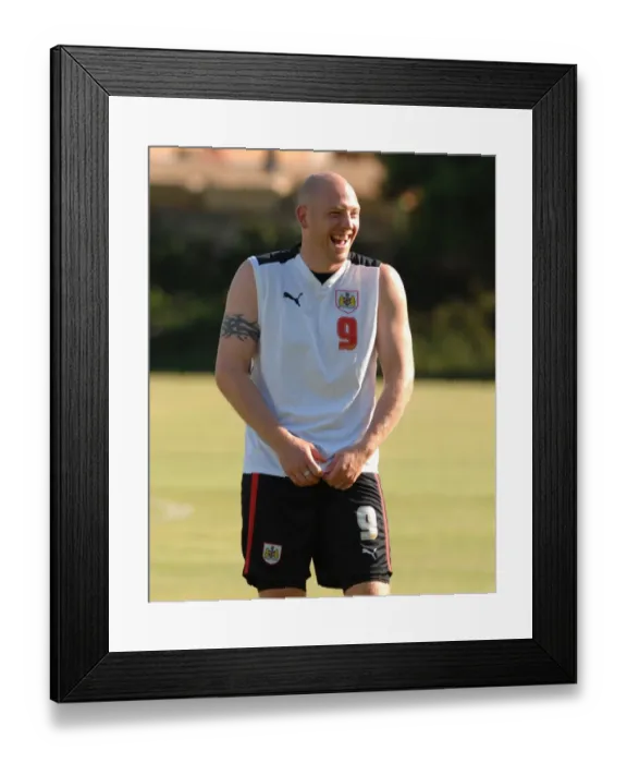 Framed Print : Bristol City FC: Portugal Pre-Season Tour 08-09