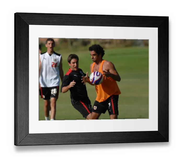 Framed Print : Bristol City First Team: 08-09 Portugal Pre-Season Tour