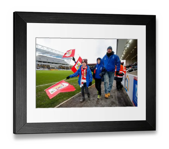 Framed Print : Bristol City vs Birmingham City: Sky Bet Championship Half Time Parade at Ashton Gate Stadium Framed Print : Bristol City vs Birmingham City: Sky Bet Championship Half Time Parade at Ashton Gate Stadium