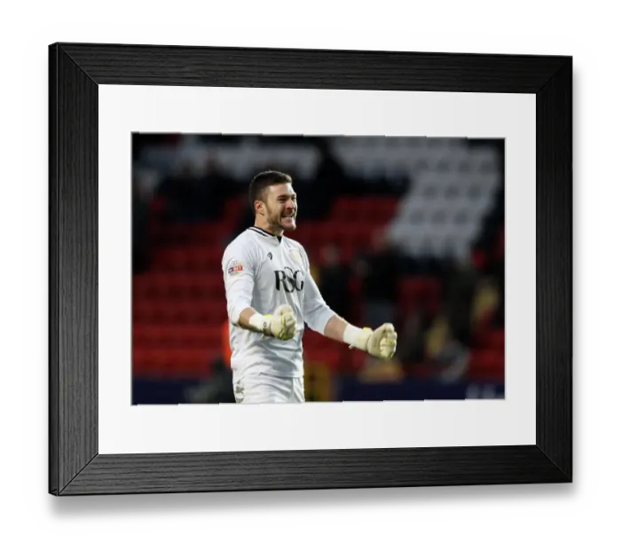 Framed Print : Bristol City Celebrates Championship Victory Over Charlton Athletic (06 / 02 / 2016)