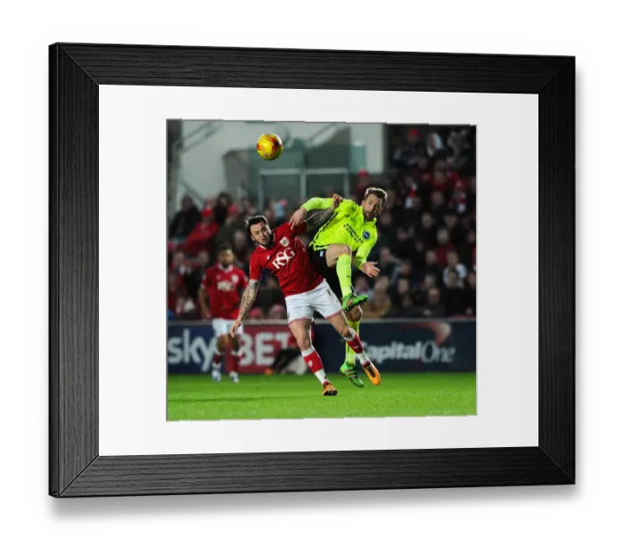 Framed Print : Bristol City v Brighton 230216