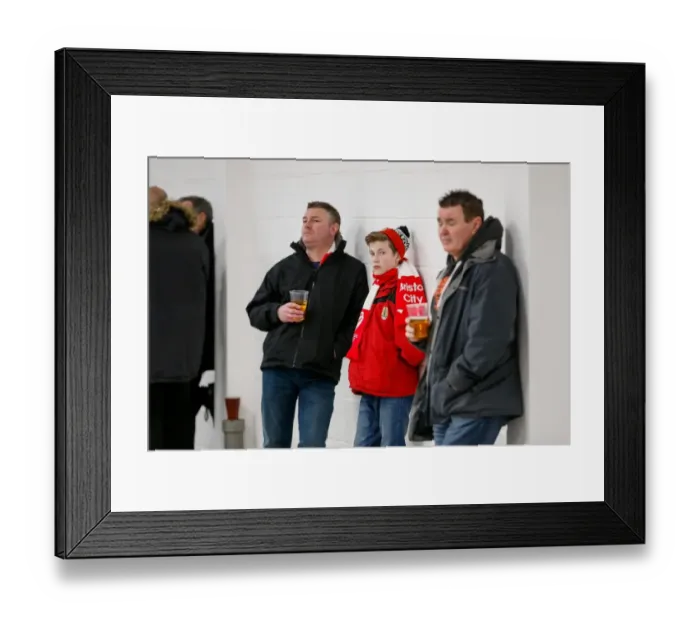 Framed Print : Bristol City v Brighton & Hove Albion 230216