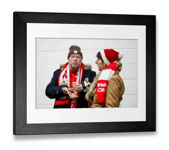 Framed Print : Bristol City Supporters Unite Before Championship Clash Against Brighton & Hove Albion, Ashton Gate Stadium, 2016 Framed Print : Bristol City Supporters Unite Before Championship Clash Against Brighton & Hove Albion, Ashton Gate Stadium, 2016