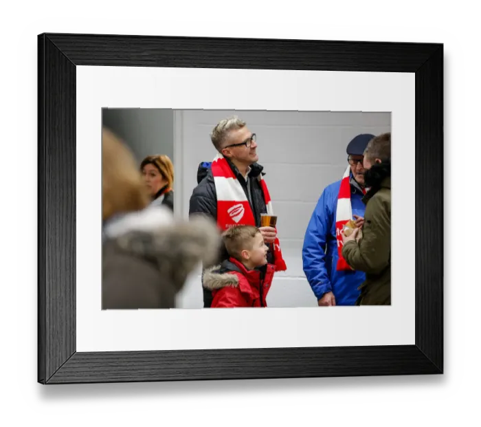 Framed Print : Bristol City FC: United in Support - The Championship Showdown Against Brighton & Hove Albion at Ashton Gate Stadium (2016)