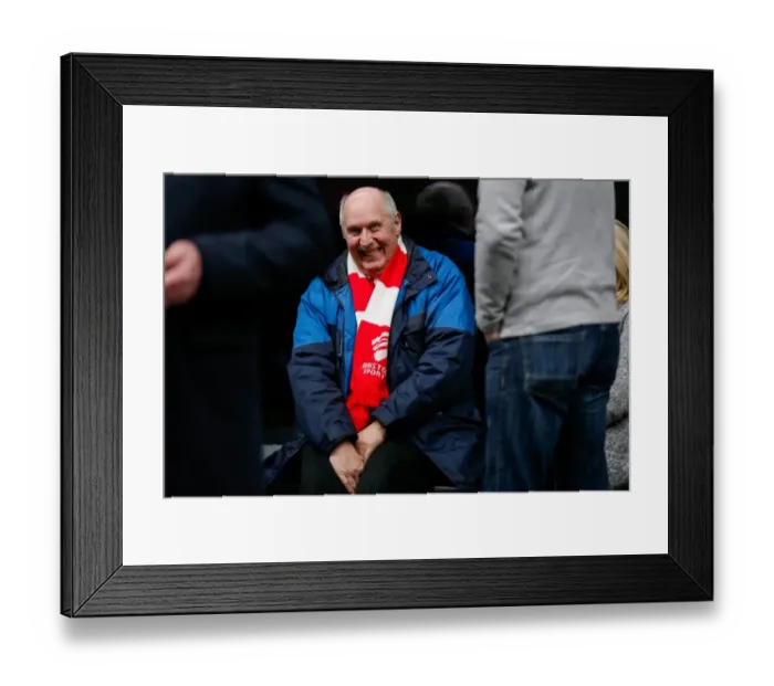 Framed Print : Bristol City Fans United: Gathering at Ashton Gate Stadium Before Championship Showdown Against Brighton & Hove Albion, 2016