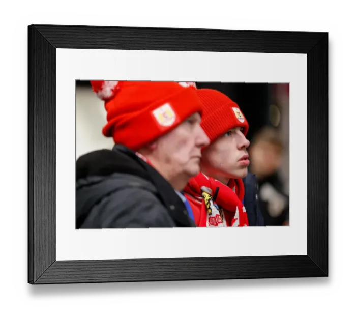 Framed Print : Bristol City Fans Unite Before Championship Showdown Against Brighton & Hove Albion, 2016 Framed Print : Bristol City Fans Unite Before Championship Showdown Against Brighton & Hove Albion, 2016