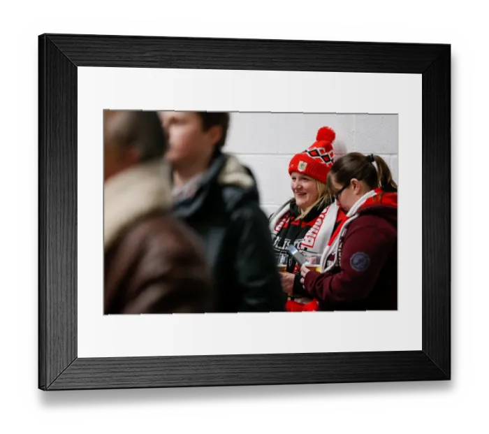 Framed Print : United in Support: The Championship Showdown at Ashton Gate - Bristol City vs. Brighton & Hove Albion (2016) Framed Print : United in Support: The Championship Showdown at Ashton Gate - Bristol City vs. Brighton & Hove Albion (2016)