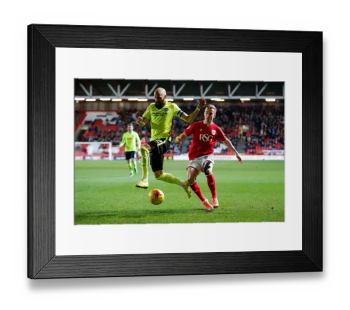 Framed Print : Bruno Saltor vs Joe Bryan Clash: Bristol City vs Brighton & Hove Albion, Sky Bet Championship, 2016 Framed Print : Bruno Saltor vs Joe Bryan Clash: Bristol City vs Brighton & Hove Albion, Sky Bet Championship, 2016