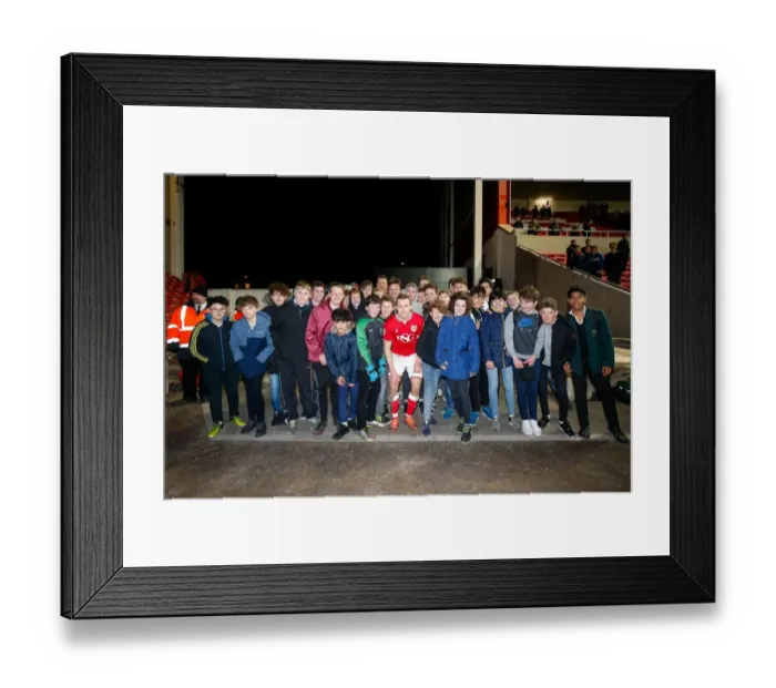 Framed Print : Luke Freeman Receives Man of the Match Award against Brighton & Hove Albion, 2016 Framed Print : Luke Freeman Receives Man of the Match Award against Brighton & Hove Albion, 2016