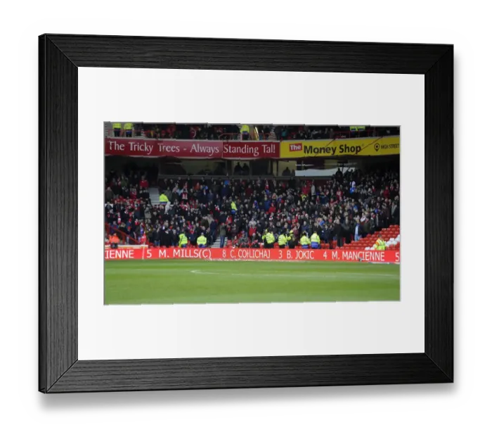 Framed Print : Bristol City Fans Rally at The City Ground during Nottingham Forest vs. Bristol City Championship Match, February 2016 Framed Print : Bristol City Fans Rally at The City Ground during Nottingham Forest vs. Bristol City Championship Match, February 2016