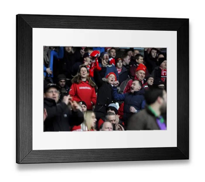 Framed Print : Bristol City Celebrate Aden Flint's Goal vs Nottingham Forest (27.02.2016) Framed Print : Bristol City Celebrate Aden Flint's Goal vs Nottingham Forest (27.02.2016)