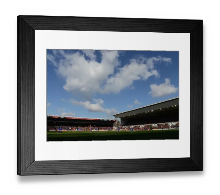 Framed Print : Bristol City vs. Cardiff City: A Shot of Ashton Gate, Sky Bet Championship