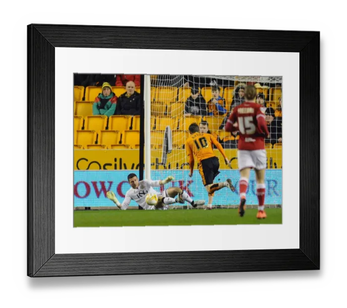 Framed Print : Bristol City's Richard O'Donnell Makes a Save in Wolves Showdown, Sky Bet Championship 2016 Framed Print : Bristol City's Richard O'Donnell Makes a Save in Wolves Showdown, Sky Bet Championship 2016