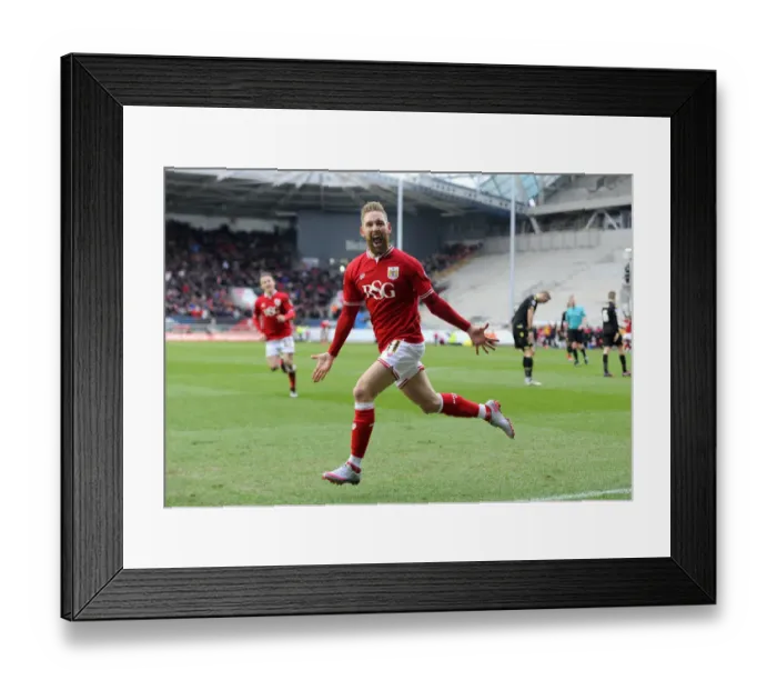 Framed Print : Scott Wagstaff's Euphoric Goal Celebration: A Memorable Moment at Ashton Gate (Bristol City vs. Bolton Wanderers, Sky Bet Championship, 19 / 03 / 2016) Framed Print : Scott Wagstaff's Euphoric Goal Celebration: A Memorable Moment at Ashton Gate (Bristol City vs. Bolton Wanderers, Sky Bet Championship, 19 / 03 / 2016)