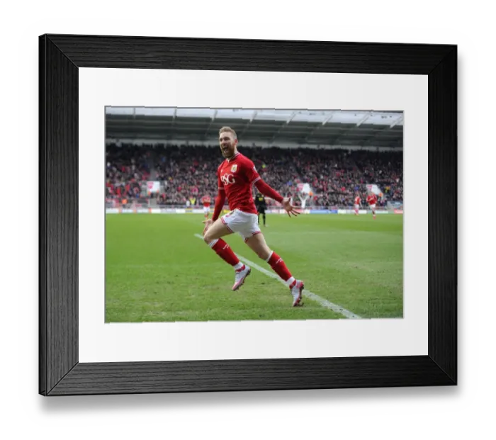 Framed Print : Scott Wagstaff's Thrilling Goal Celebration: Bristol City vs. Bolton Wanderers (19-03-2016) Framed Print : Scott Wagstaff's Thrilling Goal Celebration: Bristol City vs. Bolton Wanderers (19-03-2016)