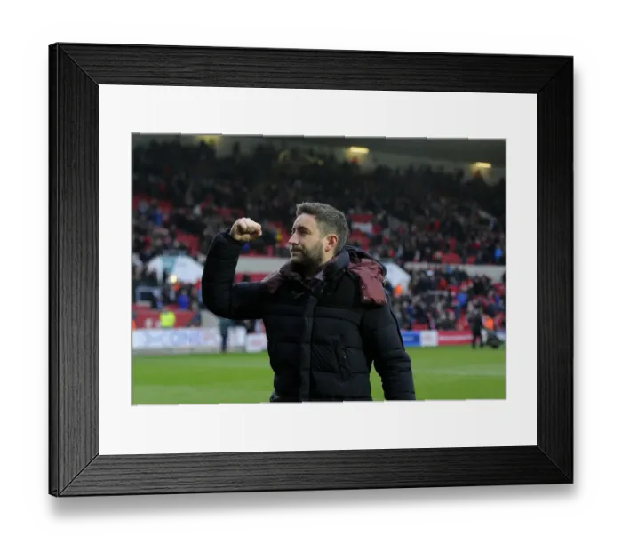 Framed Print : Johnson's Jubilation: Bristol City's Championship Victory over Bolton Wanderers (19 / 03 / 2016)