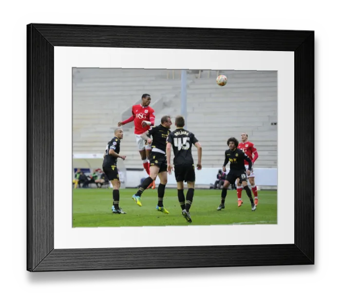 Framed Print : Bristol City's Jonathan Kodjia Scores the Winning Goal Against Bolton Wanderers in Sky Bet Championship Match, 2016 Framed Print : Bristol City's Jonathan Kodjia Scores the Winning Goal Against Bolton Wanderers in Sky Bet Championship Match, 2016