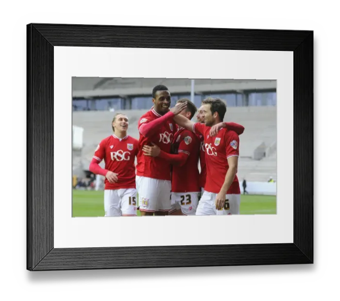 Framed Print : Bristol City Celebrates Win Against Bolton Wanderers: Kodjia, Bryan, and Matthews Rejoice Framed Print : Bristol City Celebrates Win Against Bolton Wanderers: Kodjia, Bryan, and Matthews Rejoice