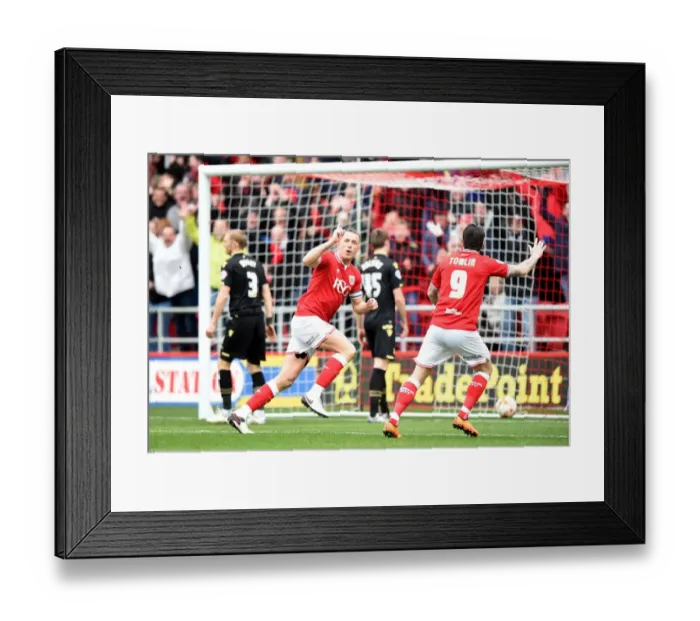 Framed Print : Aaron Wilbraham's Euphoric Goal Celebration: Bristol City vs. Bolton Wanderers (Sky Bet Championship, 2016) Framed Print : Aaron Wilbraham's Euphoric Goal Celebration: Bristol City vs. Bolton Wanderers (Sky Bet Championship, 2016)