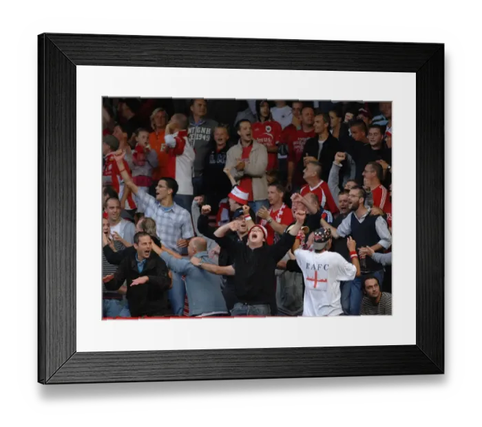 Framed Print : Bristol City First Team: Season 08-09: Bristol City V Royal Antwerp