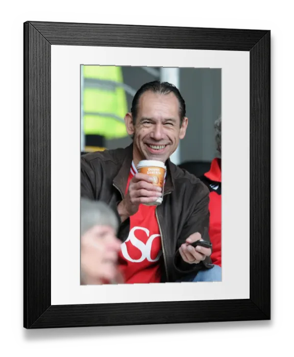 Framed Print : Bristol City Fan's Passionate Support at Hull City vs. Bristol City Championship Match, 2016 Framed Print : Bristol City Fan's Passionate Support at Hull City vs. Bristol City Championship Match, 2016
