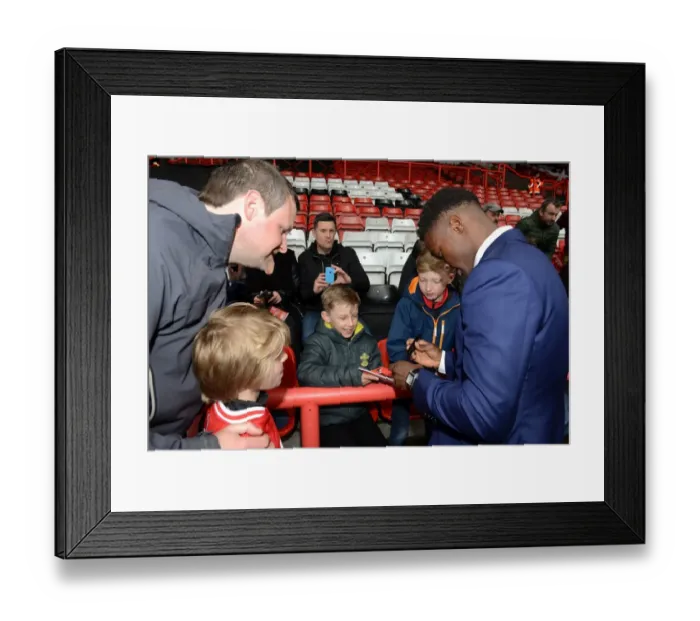 Framed Print : Bristol City's Kieran Agard Connects with Fans: Autograph Signing Session at Ashton Gate Stadium Framed Print : Bristol City's Kieran Agard Connects with Fans: Autograph Signing Session at Ashton Gate Stadium