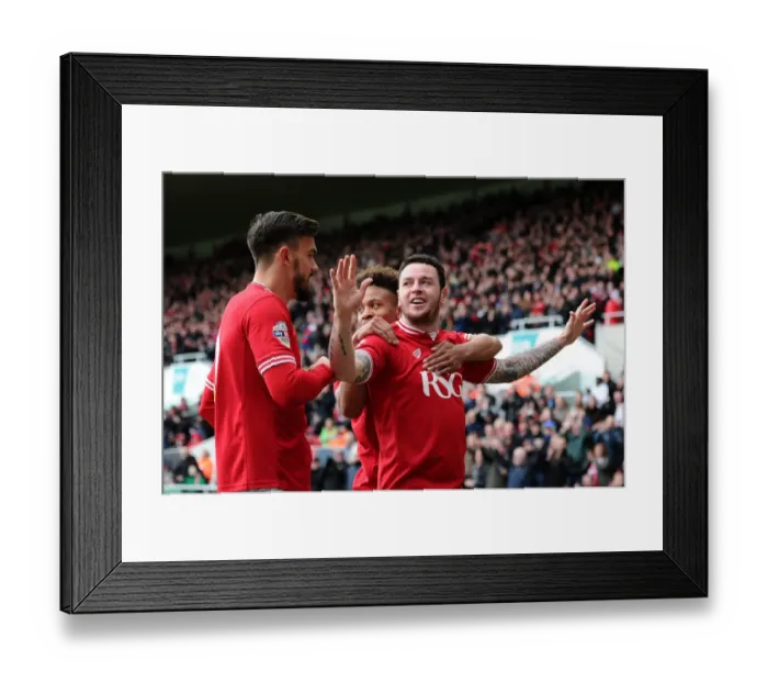 Framed Print : Bristol City's Lee Tomlin Scores Thrilling Goal Against Sheffield Wednesday in Sky Bet Championship Match Framed Print : Bristol City's Lee Tomlin Scores Thrilling Goal Against Sheffield Wednesday in Sky Bet Championship Match
