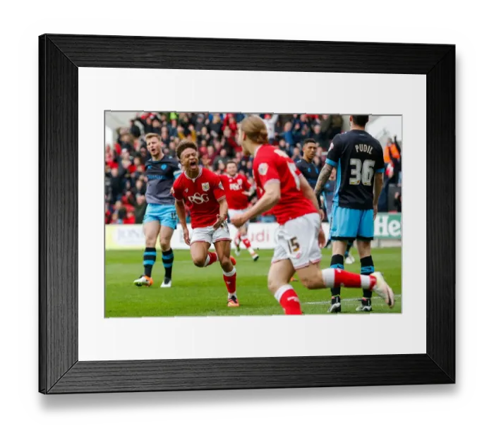 Framed Print : Bristol City v Sheffield Wednesday 090416