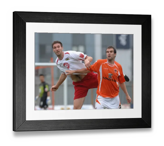 Framed Print : A Football Rivalry: Blackpool vs. Bristol City - Season 08-09