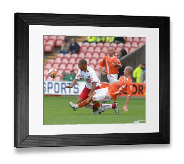 Framed Print : Blackpool vs. Bristol City: A Football Rivalry - Season 08-09 Framed Print : Blackpool vs. Bristol City: A Football Rivalry - Season 08-09