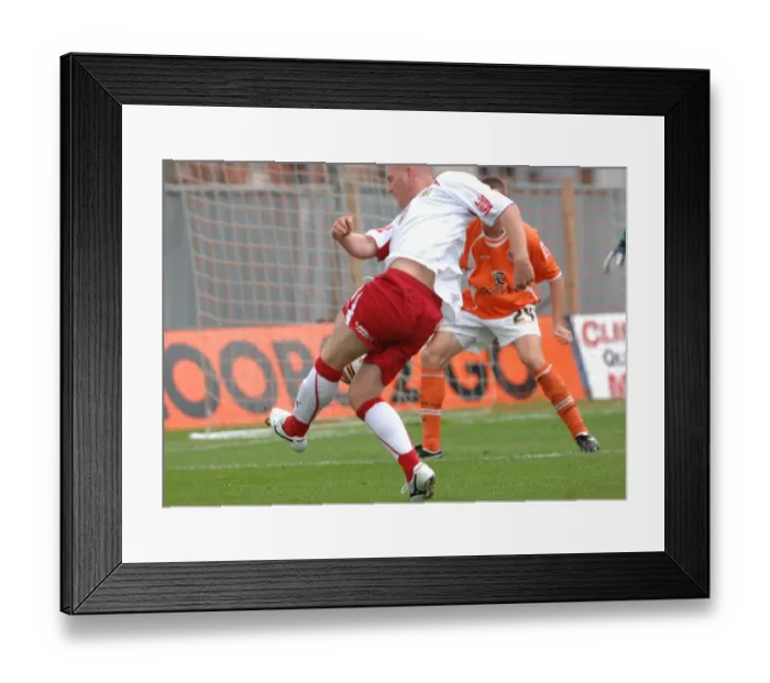 Framed Print : Bristol City vs. Blackpool: A Football Rivalry - Season 08-09
