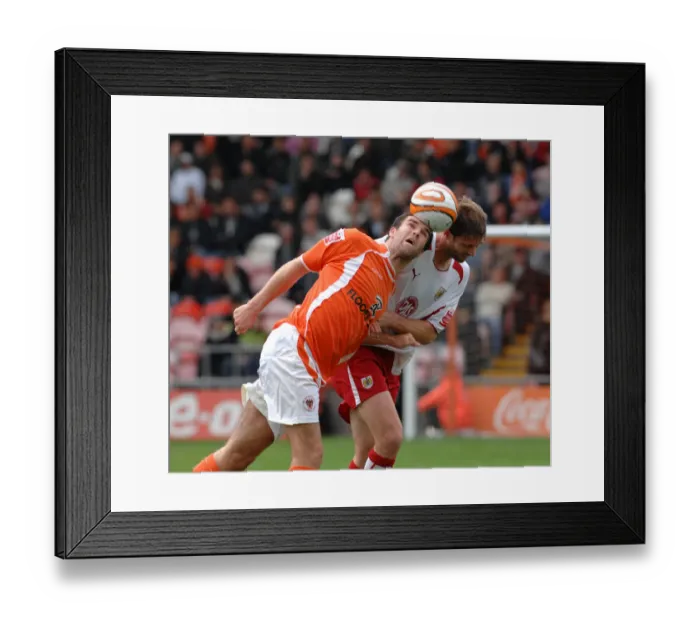 Framed Print : Bristol City vs. Blackpool: A Football Rivalry - Season 08-09