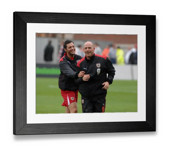 Framed Print : Bristol City vs. Blackpool: A Football Rivalry - Season 08-09
