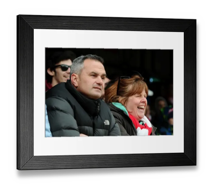 Framed Print : Bristol City Fans in Action at Griffin Park Framed Print : Bristol City Fans in Action at Griffin Park
