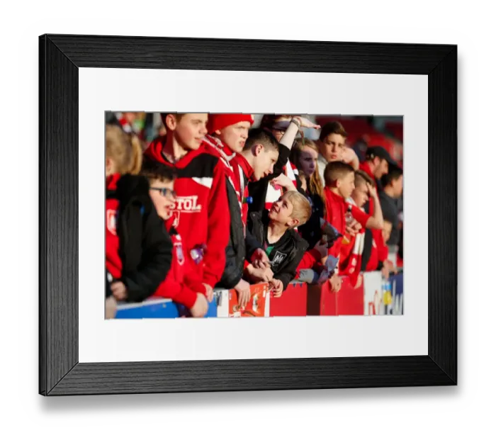 Framed Print : Bristol City Fans Bask in Sunny Pre-Match Atmosphere at Ashton Gate Stadium (Bristol City v Derby County) Framed Print : Bristol City Fans Bask in Sunny Pre-Match Atmosphere at Ashton Gate Stadium (Bristol City v Derby County)