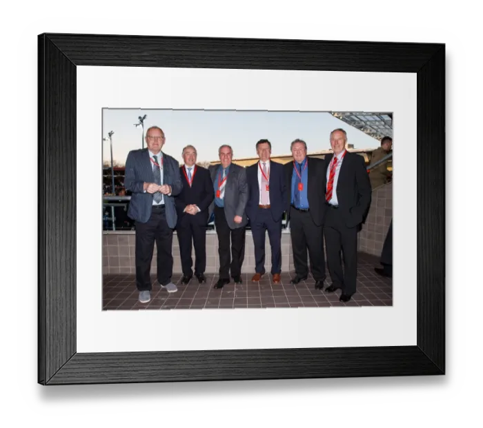 Framed Print : A Glimpse into the Past: 1976 Bristol City Team Reunited at Ashton Gate Stadium during Derby County Match Framed Print : A Glimpse into the Past: 1976 Bristol City Team Reunited at Ashton Gate Stadium during Derby County Match