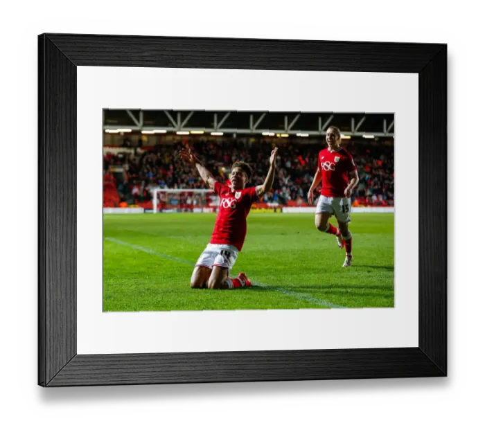 Framed Print : Bobby Reid's Goal: Bristol City Takes 2-1 Lead Over Derby County (Sky Bet Championship, 2016) Framed Print : Bobby Reid's Goal: Bristol City Takes 2-1 Lead Over Derby County (Sky Bet Championship, 2016)