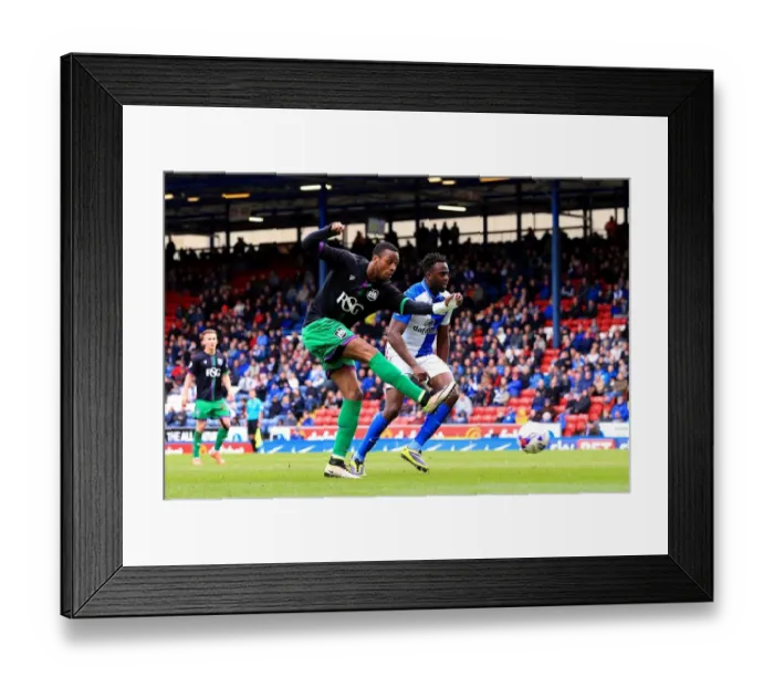 Framed Print : Jonathan Kodjia Scores First Goal: Blackburn Rovers vs. Bristol City, Sky Bet Championship (23rd April 2016) Framed Print : Jonathan Kodjia Scores First Goal: Blackburn Rovers vs. Bristol City, Sky Bet Championship (23rd April 2016)