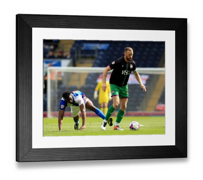 Framed Print : Aaron Wilbraham in Action: Blackburn Rovers vs. Bristol City, Sky Bet Championship (23.04.2016)