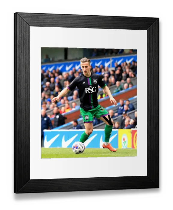 Framed Print : Joe Bryan of Bristol City in Action against Blackburn Rovers at Ewood Park, 2016 Framed Print : Joe Bryan of Bristol City in Action against Blackburn Rovers at Ewood Park, 2016